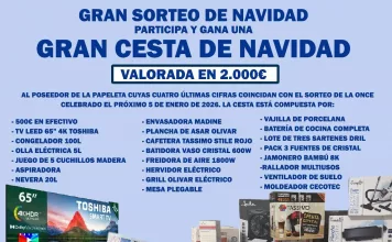 Sorteo de la gran cesta de Navidad de la Hermandad del Rocío de Gelves